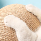 Cat Scratching Ball Toy Kitten Sisal Rope Ball Board Grinding Paws Toys Cats Scratcher Wear-resistant Pet Supplies