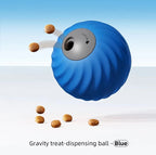Intelligent Sport Lifelike Nylon Automatic Interactive Pet Toy Ball USB Charging Puzzle Feeder for Dogs Cats-Mental Stimulation