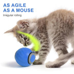 Interactive Cat Toy for Home Electric Automatic Cat Toy Ball Rechargeable Pet Toy with Irregular Movement Cat Hunting