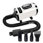 Negative Ion Pet Smart Blower Smart Dog Hair Dryer LCD Screen High Velocity Pet Water Dryer Cat Grooming Water Blower Motor