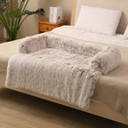 Detachable Pet Sofa Protector Washable Large Dog Bed Calming Bed for Large Dogs Pad Blanket Winter Warm Cat Bed Mat Couches