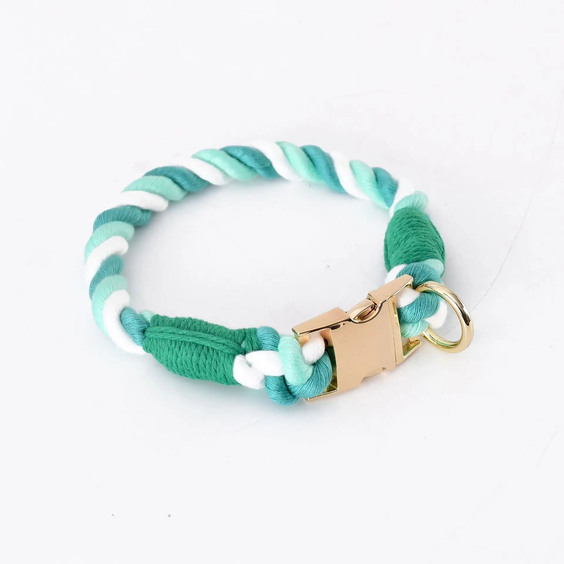 Large Medium Small Dog Products Personalized Pet Bow Tie Color Gradient Collar Metal Buckle Alloy D-Hook Polyester Cotton