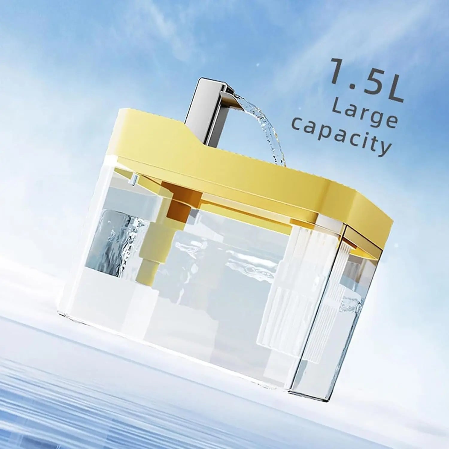 1.5L Automatic Cat Water Fountain Pet Drinking Dispenser for Pet Water Fountain Filter Anti-Slip Cat Product