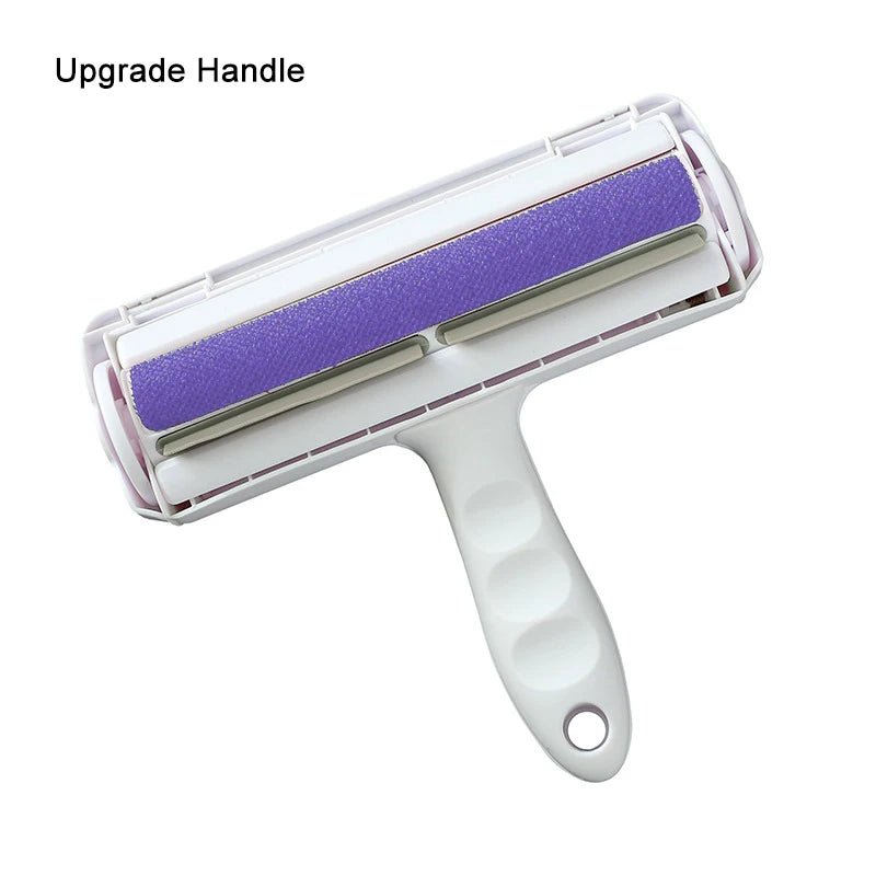 Pet Hair Remover Roller Dog Brush Cat Fur Remover with Self-Cleaning Base Animal Hair Removal Tool for Furniture Couch Car Seat
