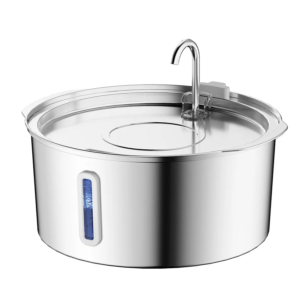 OEM 7L Large Capacity Stainless Steel Automatic Cat Water Fountain for Dogs with Filtration Ultra-quiet Pet Water Dispenser