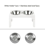 Elevated Dog Bowls with Slow Feeder Dog Bowl Stainless Steel Bowls Adjustable Pet Feeder Stand for Large Medium Dog Products