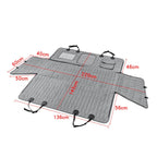 Waterproof Dog Car Seat Cover Anti-Slip Hammock Mesh Window Completely Removable Extendable Oxford Product for Pets