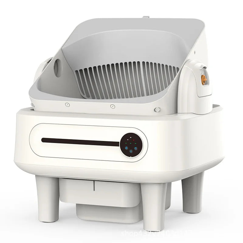 New Open-Type 75L Large Capacity Automatic Cat Litter Box Smart Electric Self-cleaning Easy Clean Cat Litter Box