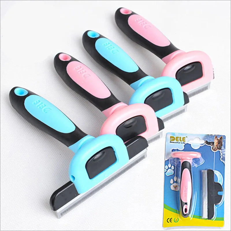 Cat Hair Remover Combs Dog Brush Grooming Tools Pet Detachable Remover Attachment Pet Trimmer Combs  Supply Furmins for Cat Dog