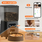 OEM 5L Smart Cat Feeder With Camera 5G Tuya APP Control Automatic Dog Feeding Machine Automatic Pet Feeder