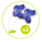 Automatic Cat Toys Motion Activated Butterfly Funny Toys Electronic Pet Cat Interactive Flutter Bug Puppy Toy Cat Accessories