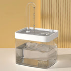 1.5L New Transparent Cat Water Fountain Cat Fountain Electric Recirculate Filtering Drinker Pet Water Dispenser Cat Products