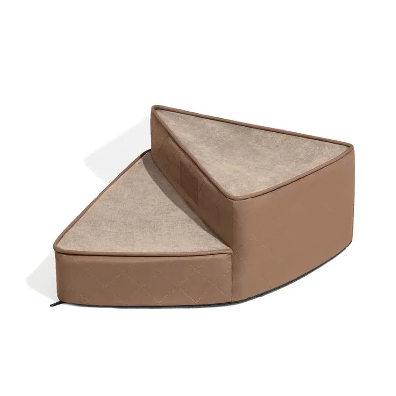 Custom Luxury Modern Foldable Waterproof Cotton Removable Spiral Pet Stairs Step Ease Anti-scratch Cover Dog Stairs