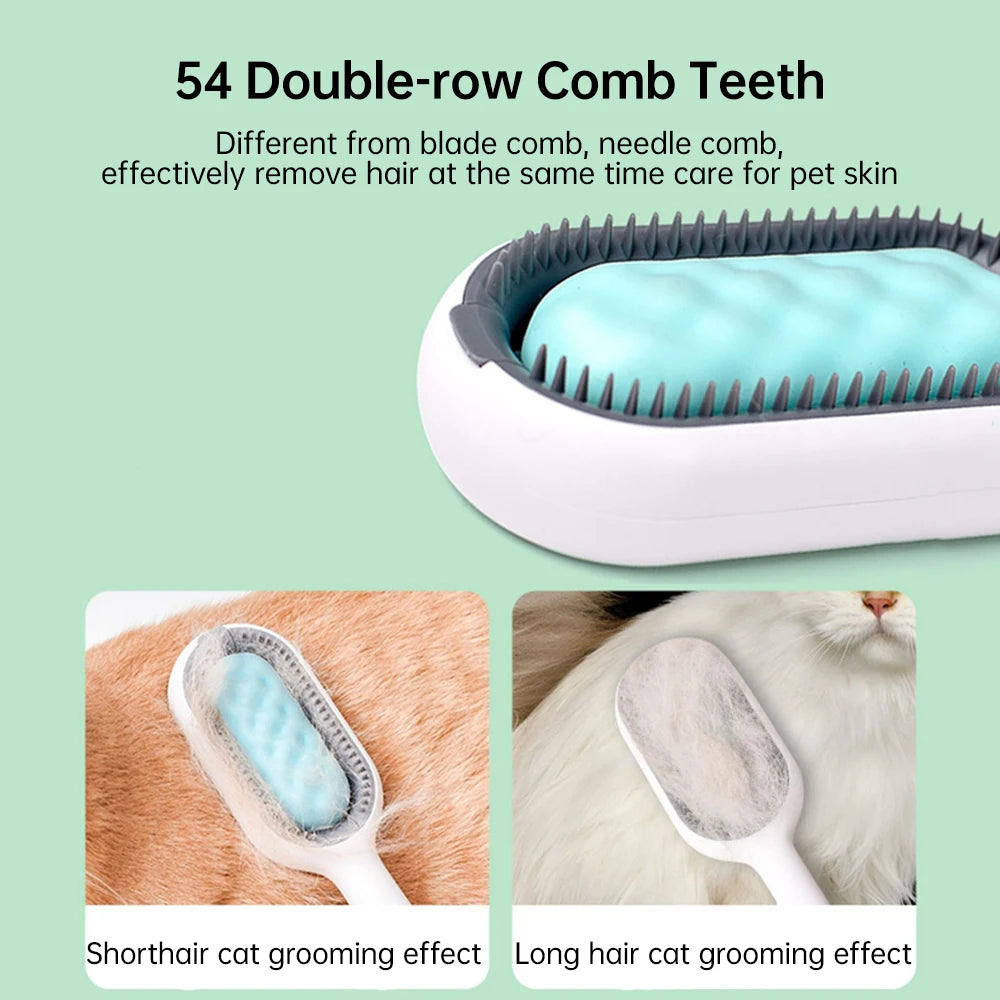 Cat Hair Remover Pet Comb Removable Pet Grooming Tool Dog Brush Pet Hair Remover Brush Wet Paper Cat Products