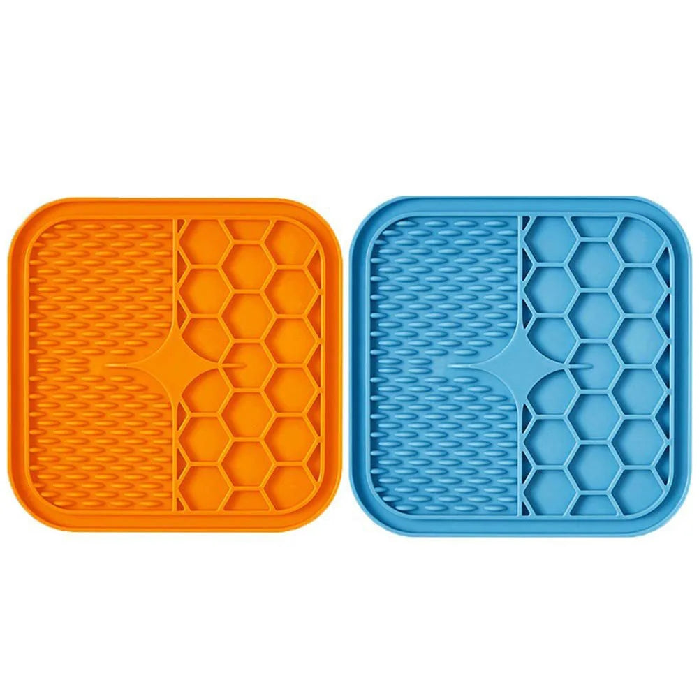 Eco-Friendly Silicone Dog Lick Mat Slow Feeder Pad with Strong Suction Cup for Dogs