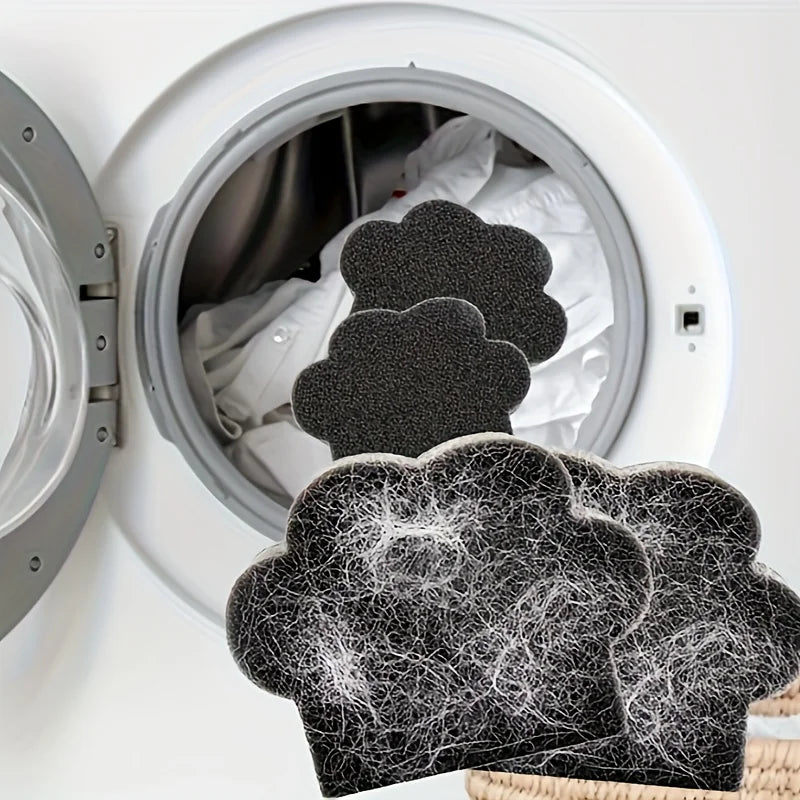 2pcs Washing Machine Pet Hair Remover Sticky Lint Filter for Pet Hair & Debris Removal Manual Drum Cleaner