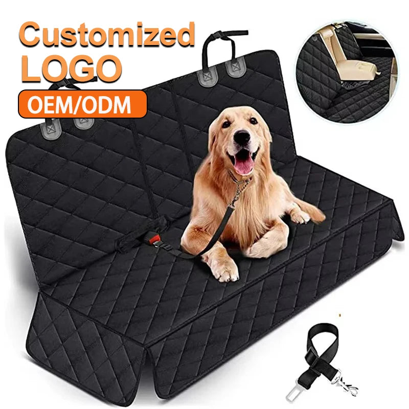 Oxford Waterproof Dog Car Seat Cover Non-slip Pet Mat Protector Universal Travel Mat for Cars and Cats Sport Style Design