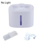 3L Eco-Friendly Plastic Automatic Cat Water Fountain with Water Level Window Replacement Filters Pet Water Dispenser