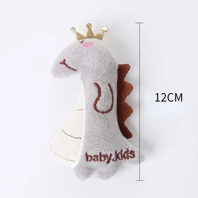 Cute Animal Catnip Toy for Pet Training Plush Puppy Bite-Resistant Chew Toy for Cat Cleaning Pet Supplies