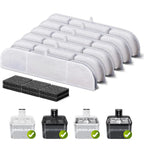 6 Packs Replacement Filters for 2.5L Battery Operated Cat Water Fountain DPWFP6, 3 Months Set of Replacement Filters