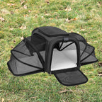 Soft Cat Handbag Pet Carries Bags 2 Sided Expandable Carrier Breathable Net Pet Outdoor Travel Shoulder Bags Cat Products