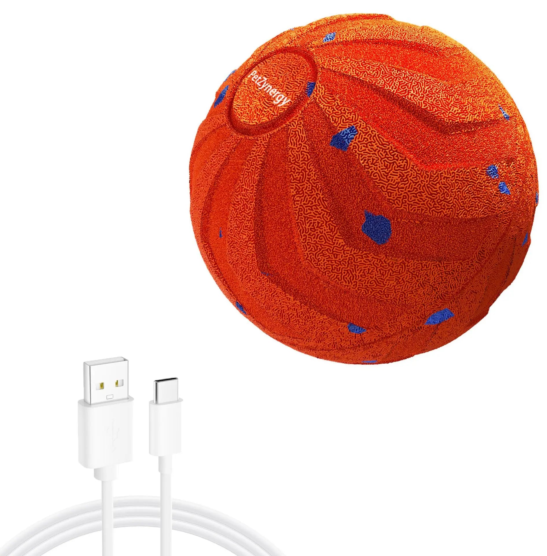 2026 New Interactive Dog Ball Rolls Randomly USB Rechargeable Automatically Rotate and Move Targets Suitable for All Dog Breed
