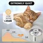 Wholesale 3L Pet Water Dispenser 304 Stainless Steel Cat Water Fountain Smart  Dog Feeding Pet Supplies