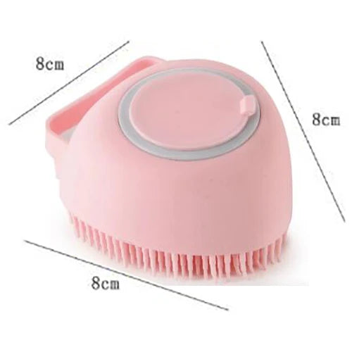 Pet Shampoo Massager Brush Bathroom Puppy Dog Brush Cat Massage Comb Grooming Soft Dog Cleaning Shower Brush Pet Accessories