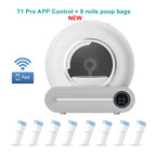 OEM Automatic Cat Litter Box Self Cleaning Litter Box Semi-Enclosed 65L Cat Litter Box Cat Toilet Litter Tray Cat Products