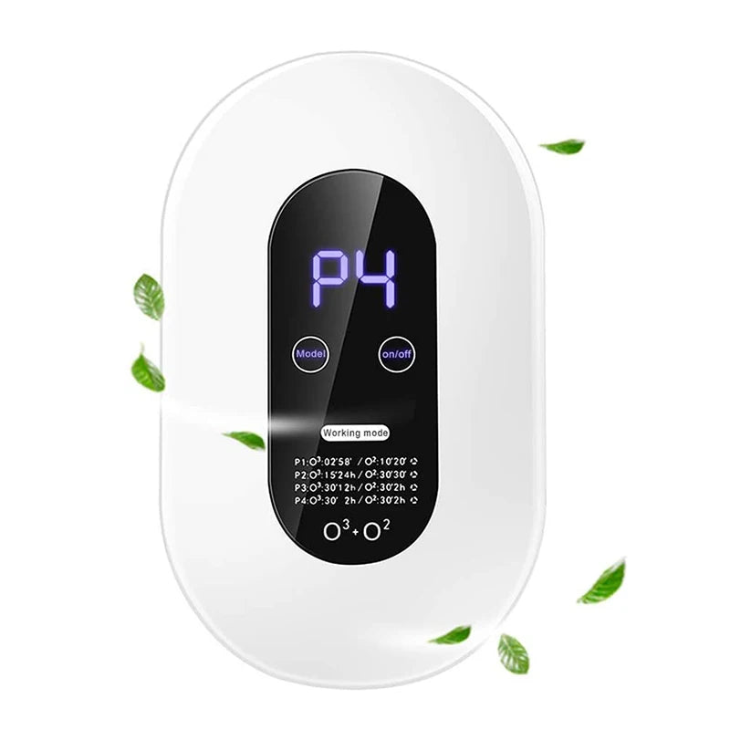 Air Purifier Deodorization Home Air Ionizers Deodorizer with 4 Modes Automatic Timing Function for Rooms Smoke Pet
