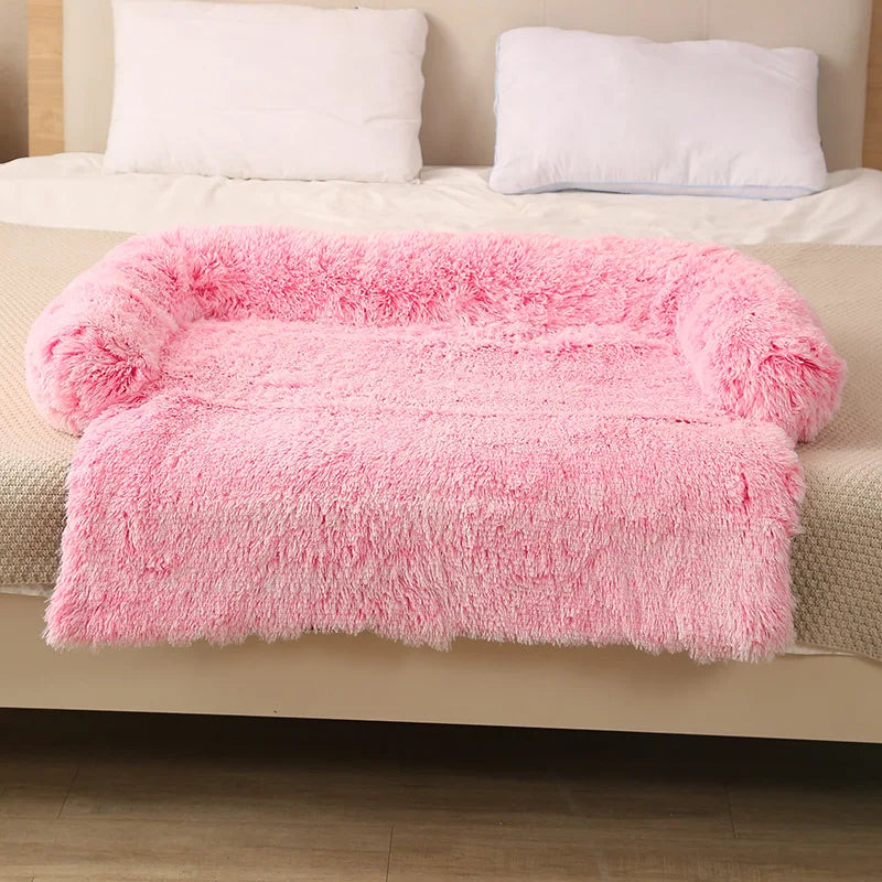 Detachable Pet Sofa Protector Washable Large Dog Bed Calming Bed for Large Dogs Pad Blanket Winter Warm Cat Bed Mat Couches