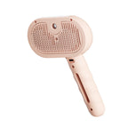 2-in-1 Misting Pet Hair Comb Gentle Water Spray Brush with Release Button for Easy Shedding and Grooming Brush