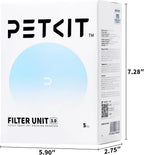 Upgraded Filter 3.0 Pet Water Fountains for PETKIT Eversweet 2S/3/3 Pro Eversweet Solo/Solo SE & CYBERTAIL Replacement Filters