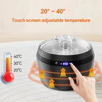 2025 New 2L OEM Smart Cat Water Fountain Touch Screen Heated Controllable Temperature Sensor Automatic Cat Water Dispenser