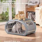 Custom Cat Carrier with Cooling Mat for Small Dogs Cats Outdoor Cat Bed with Insulation and 6 Ice Packs Cooling for Cat and Dog