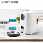 4.5L Automatic Dog Feeder With Vsible Windows Smart Pet Feeder for Cat and Dogs Auto 4 Meals Feeding Button Control Dog Feeder