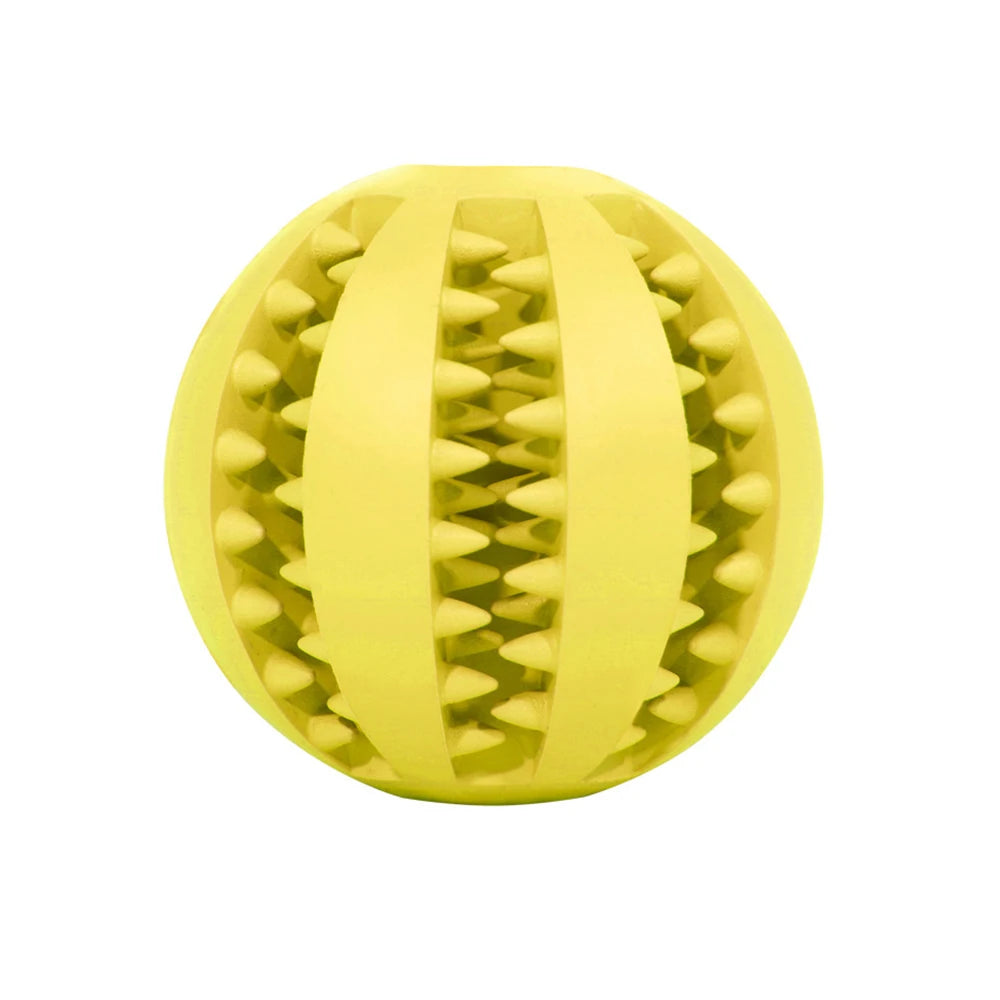 Pet Interactive Dog Toy Rubber Balls for Small Large Dogs Puppy Pet Chew Toys Pet Teeth Cleaning Dog Food Ball Toys