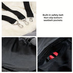 Customized Luxury Dog Car Seat Waterproof Travel Bolster for Medium to Large Dogs Summer Car Back Seat Bed with LOGO Dog Beds