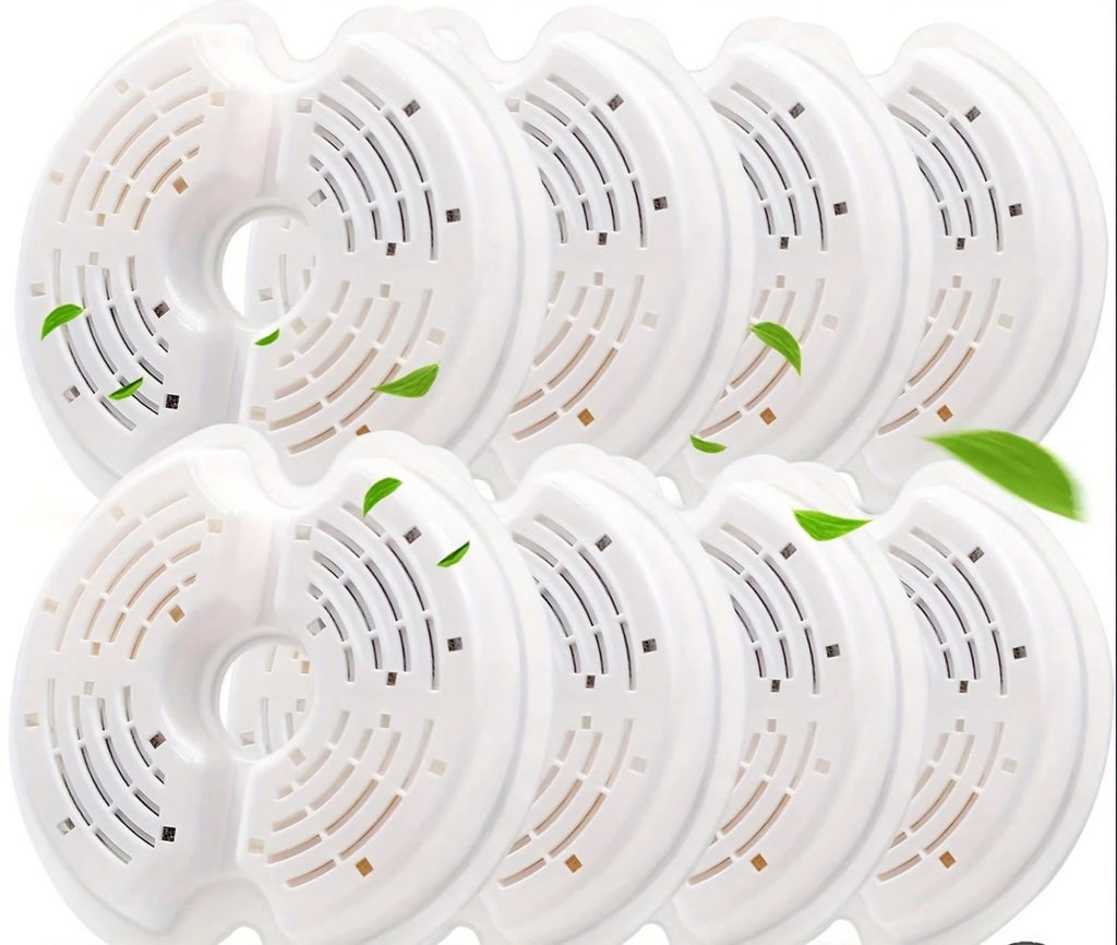 8 Pack 84oz Cat Dog Fountain Filter Activated Carbon Replacement for Stainless Steel Pet Drinking Pet Bowls & Feeders