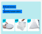 2 Rolls Pet Poop Bags Plastic Garbage Bag for Cats for Catlink AI Intelligent Voice Automatic Cat Litter Box Special Dog