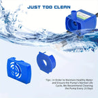 Pet Water Pump LED Light Indicator Replacement for Cat Water Fountains Ultra-Efficient Quiet Operation Pet Water Dispenser Pump