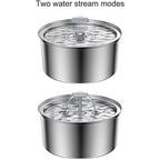 3.2L Automatic Cat Water Fountain Stainless Steel Pet Water Fountain with Carbon Filters Automatic Cat Fountain with Quiet Pump
