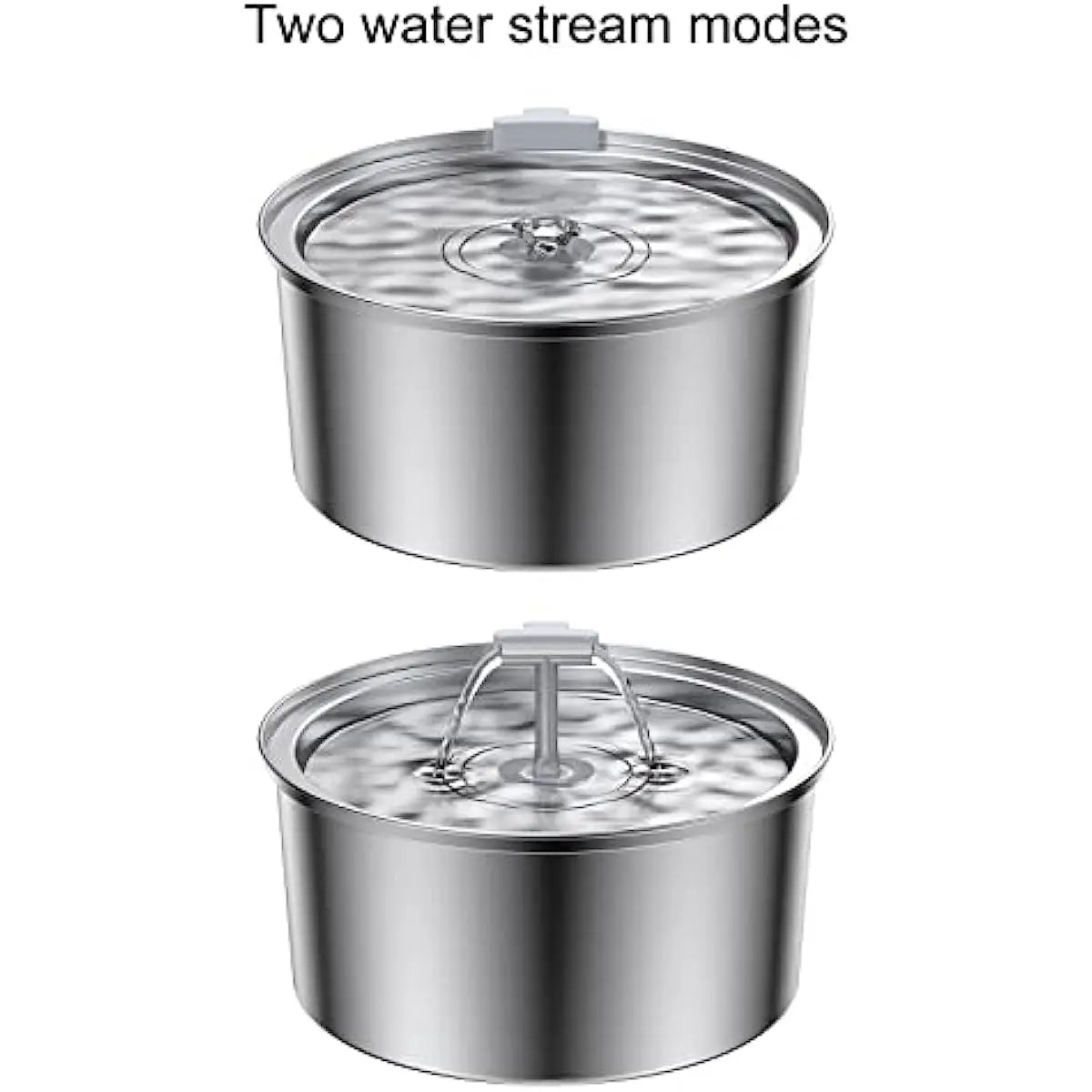 3.2L Automatic Cat Water Fountain Stainless Steel Pet Water Fountain with Carbon Filters Automatic Cat Fountain with Quiet Pump