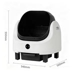OEM 68L Open-design Automatic Cat Litter Box Self Cleaning Sensor Safety Protection Smart Pet Health Monitor System Cat Toilet