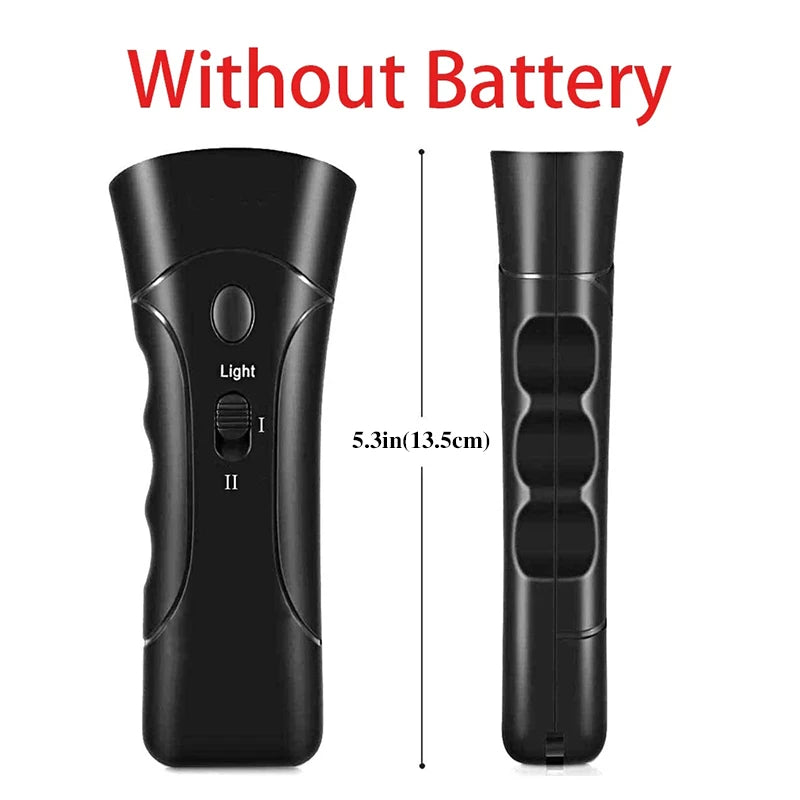 Dropshipping Electronic Pet Dog Repeller LED Ultrasonic Anti Barking Device Ultrasonic Anti Bark Training Equipment Battery Work