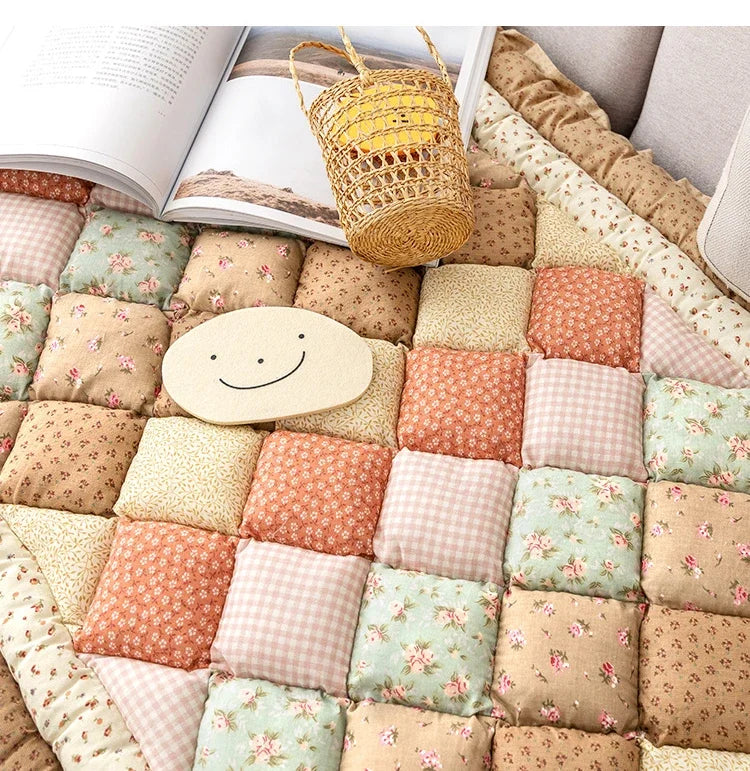 Ethnic Style Bohemian Decoration Stitching Cushion Home Cat Sofa Dog Cushion Bay Window Non-slip Mat Dog Sofa Covers