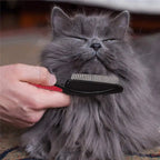 Anti Flea Short Dog Comb Eco-Friendly Stainless Steel TPR pp Pet Hair Remover Brush Grooming Tools
