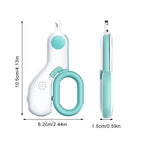 LED Cat Dog Nail Clipper Cutter Professional Pet Claw Trimmer Safety Lock Dog Cleaning Puppy Kitten Animals Care Grooming Tools