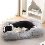 Orthopedic Dog Beds for Large Dogs Fluffy Large Dog Bed with Removable Washable Cover Non-Slip Bottom Foam Couch Bed