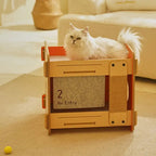 Petree New Double Layer Cat Beds & Toys Corrugated Paper Cat Tree Home Furniture & Pets Climbing Frame